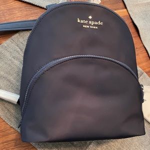 NWT Kate spade blue nylon backpack